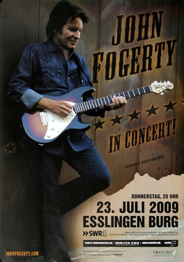 John Fogerty - Blue Ridge Rangers, Esslingen 2009 - Konzertplakat