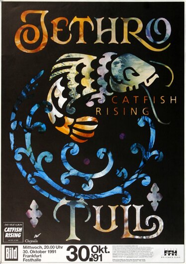 Jethro Tull - Catfish Rising, Frankfurt 1991 - Konzertplakat