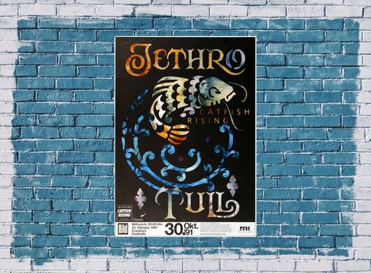 Jethro Tull - Catfish Rising, Frankfurt 1991 - Konzertplakat
