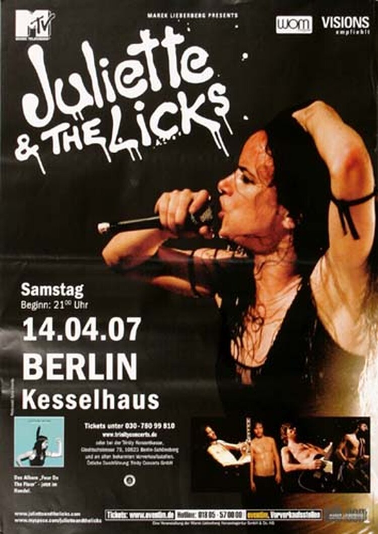 Juliette And The Licks Four On The Floor Berlin 2007