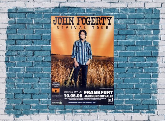 John Fogerty - Premonition, Frankfurt 2008 - Konzertplakat