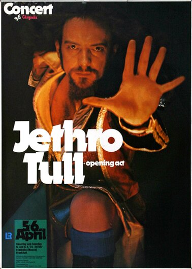 Jethro Tull - A Passion Play, Frankfurt 1973 - Konzertplakat
