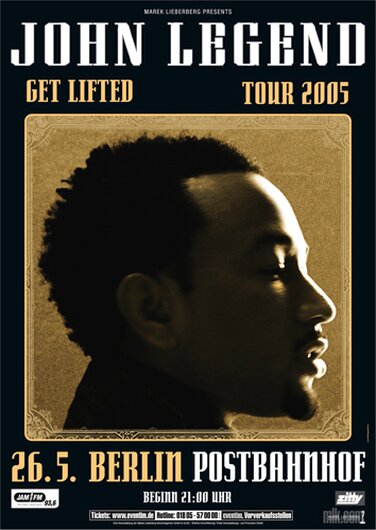 John Legend - Get Lifted, Berlin 2005 - Konzertplakat