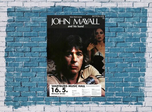 John Mayall - Bottom Line, Wiesbaden 1979 - Konzertplakat