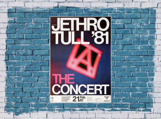 Jethro Tull - The Concert, Ludwigshafen 1981 - Konzertplakat