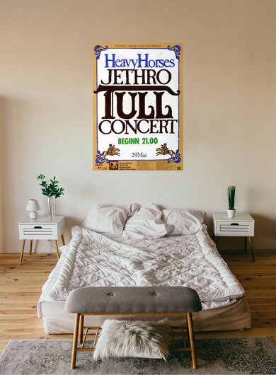 Jethro Tull - Heavy Horses, Rüsselsheim 1978 - Konzertplakat