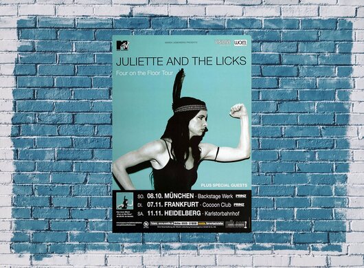 Juliette and the Licks - Got Love To Kill, Tour 2006 - Konzertplakat