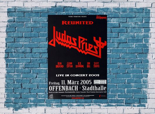 Judas Priest - Reunited, Frankfurt 2005 - Konzertplakat