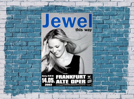 Jewel - This Way , Frankfurt 2002 - Konzertplakat