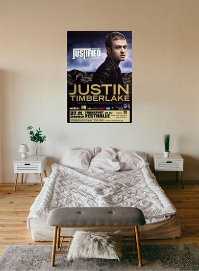 Justin Timberlake - Justified, Frankfurt 2003 - Konzertplakat