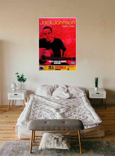 Jack Johnson - Between Dreams, Frankfurt 2004 - Konzertplakat