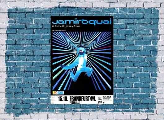 Jamiroquai - A Funky Odyssey, Frankfurt 2003 - Konzertplakat