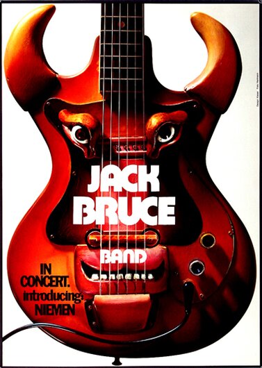 Jack Bruce - Songs For A Tailor,  1969 - Konzertplakat