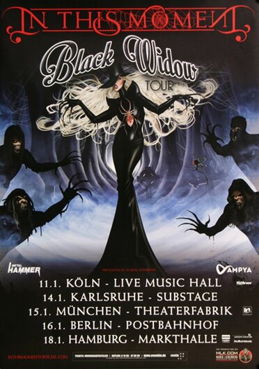 In This Moment - Big Bad Wolf, Tour 2016 - Konzertplakat