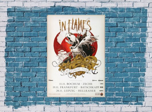In Flames - In Europe, Tour 2015 - Konzertplakat