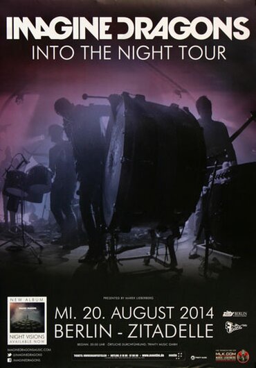 Imagine Dragons - Into The Night , Berlin 2014 - Konzertplakat