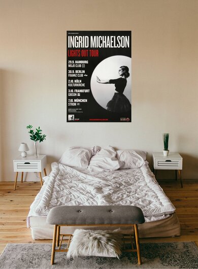 Ingrid Michaelson - Lights Out Tour, Tour 2014 - Konzertplakat