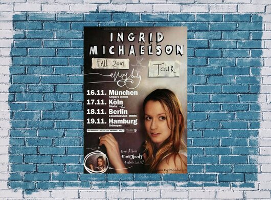Ingrid Michaelson - Every Body, Tour 2009 - Konzertplakat