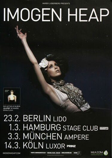Imogen Heap - Ellipse, Tour 2010 - Konzertplakat