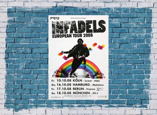 Infadels - German Dates, Tour 2008 - Konzertplakat