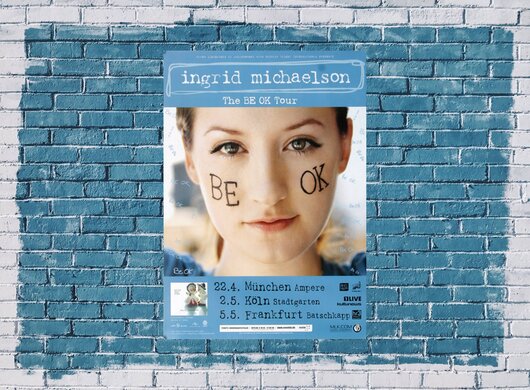 Ingrid Michaelson - The BE OK, Tour 2009 - Konzertplakat