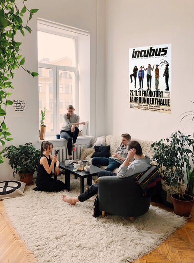 Incubus - If Not Now, Frankfurt 2011 - Konzertplakat