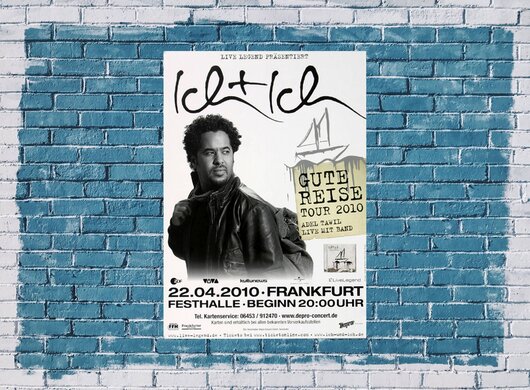 Ich & Ich - Gute Reise, Frankfurt 2010 - Konzertplakat