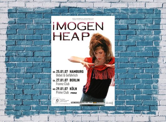 Imogen Heap - Speak For Yourself, Tour 2007 - Konzertplakat