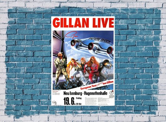 Ian Gillan - Future Shock, Neu-Isenburg 1981 - Konzertplakat