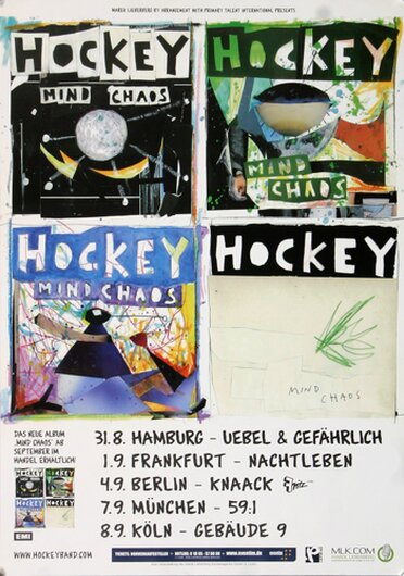 Hockey - Learn To Lose, Tour 2009 - Konzertplakat