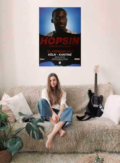 Hopsin - Savageville, Köln 2017 - Konzertplakat