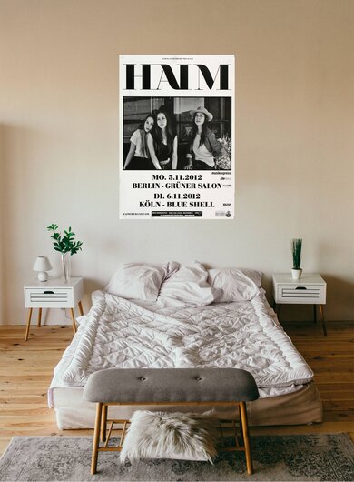 Haim - Dont Save Me, Berlin & Köln 2012 - Konzertplakat