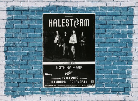 Halestorm - Apocalyptic , Hamburg 2015 - Konzertplakat
