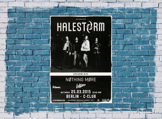 Halestorm - Apocalyptic , Berlin 2015 - Konzertplakat