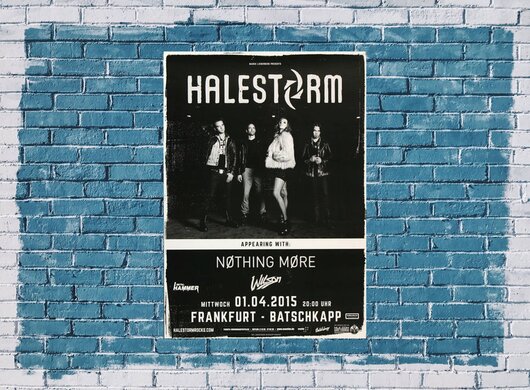 Halestorm - Apocalyptic , Frankfurt 2015 - Konzertplakat