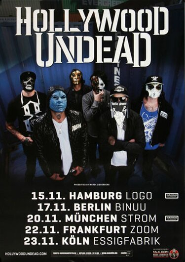 Hollywood Undead - We Are....., Tour 2014 - Konzertplakat