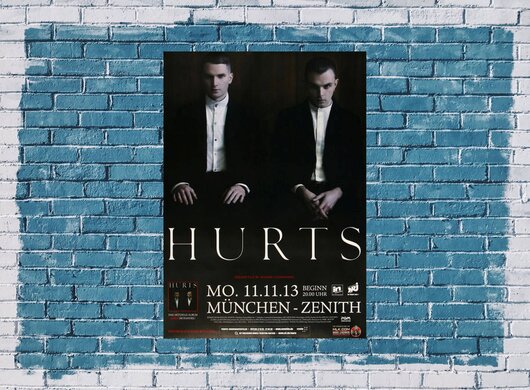 Hurts - München, München 2013 - Konzertplakat