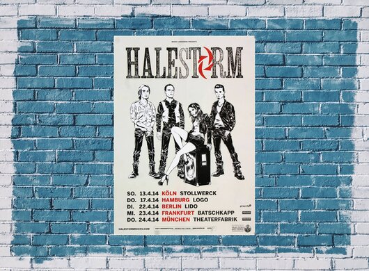 Halestorm - A Strange Case, Tour 2014 - Konzertplakat