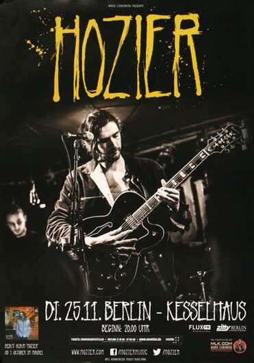 Hozier - Hozier, Berlin 2014 - Konzertplakat
