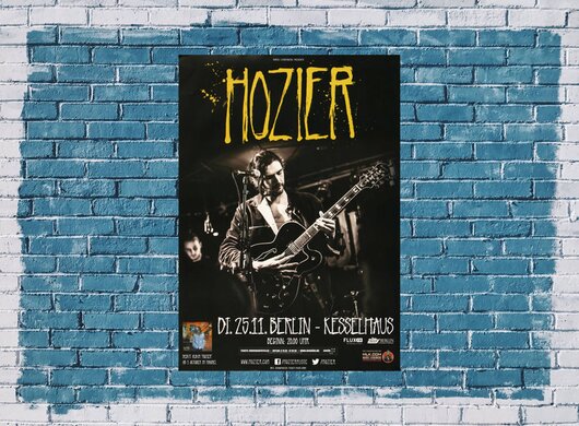 Hozier - Take Me To Church, Berlin 2014 - Konzertplakat