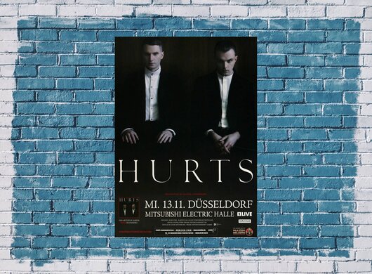 Hurts - Düsseldorf, Düsseldorf 2013 - Konzertplakat