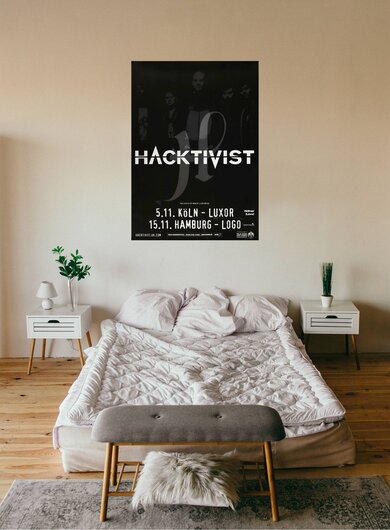 Hacktivist - Niggas In Paris,  Köln & Hamburg 2013 - Konzertplakat