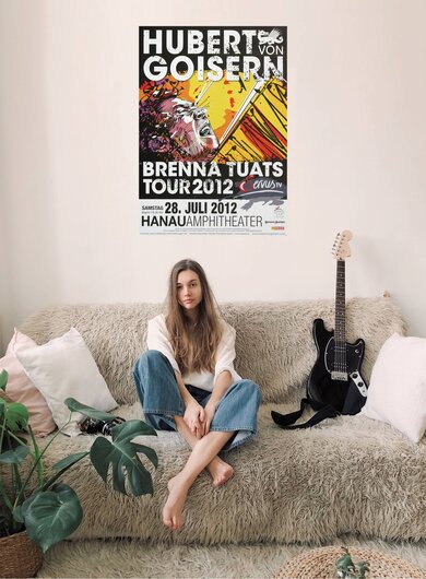 Hubert von Goisern - Brenna Tuats, Hanau 2012 - Konzertplakat