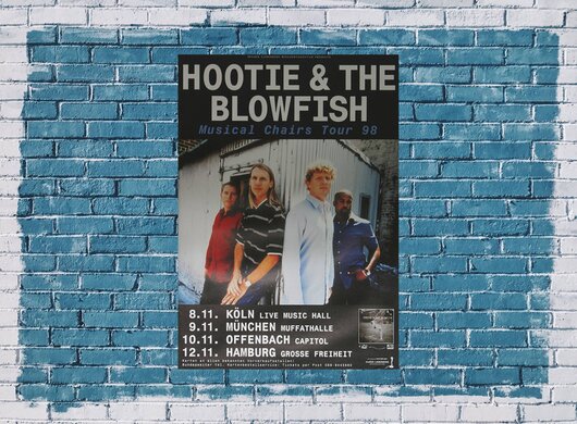 Hootie & The Blowfish - Musical Chairs, Tour 1998 - Konzertplakat