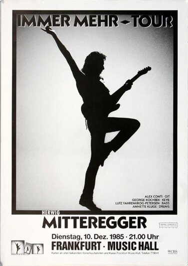 Herwig Mitteregger, Immer mehr, Frankfurt, 1985 ,