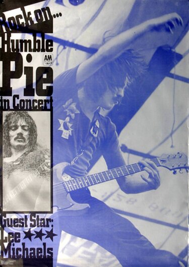 Humble Pie - Rock On,  1971 - Konzertplakat