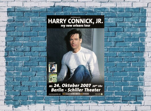 Harry Connick, JR. - My New Orleans, Berlin 2007 - Konzertplakat