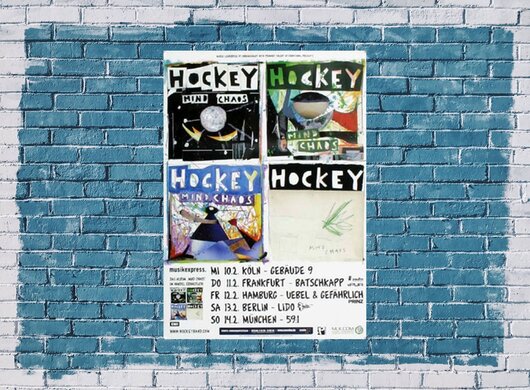 Hockey - Mind Chaos, Tour 2010 - Konzertplakat
