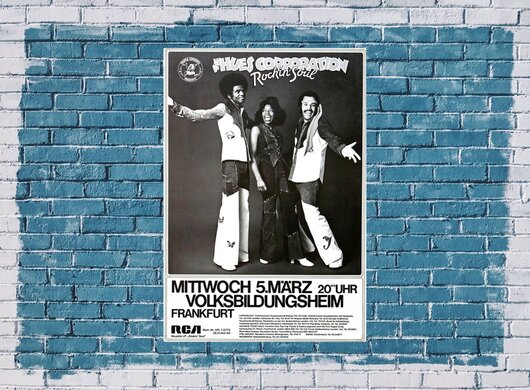Original Konzertposter Konzertplakat The Hues Corporation Rockin Soul 1974