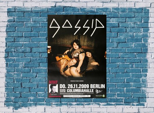 Gossip - Gossip Youth , Berlin 2009 - Konzertplakat